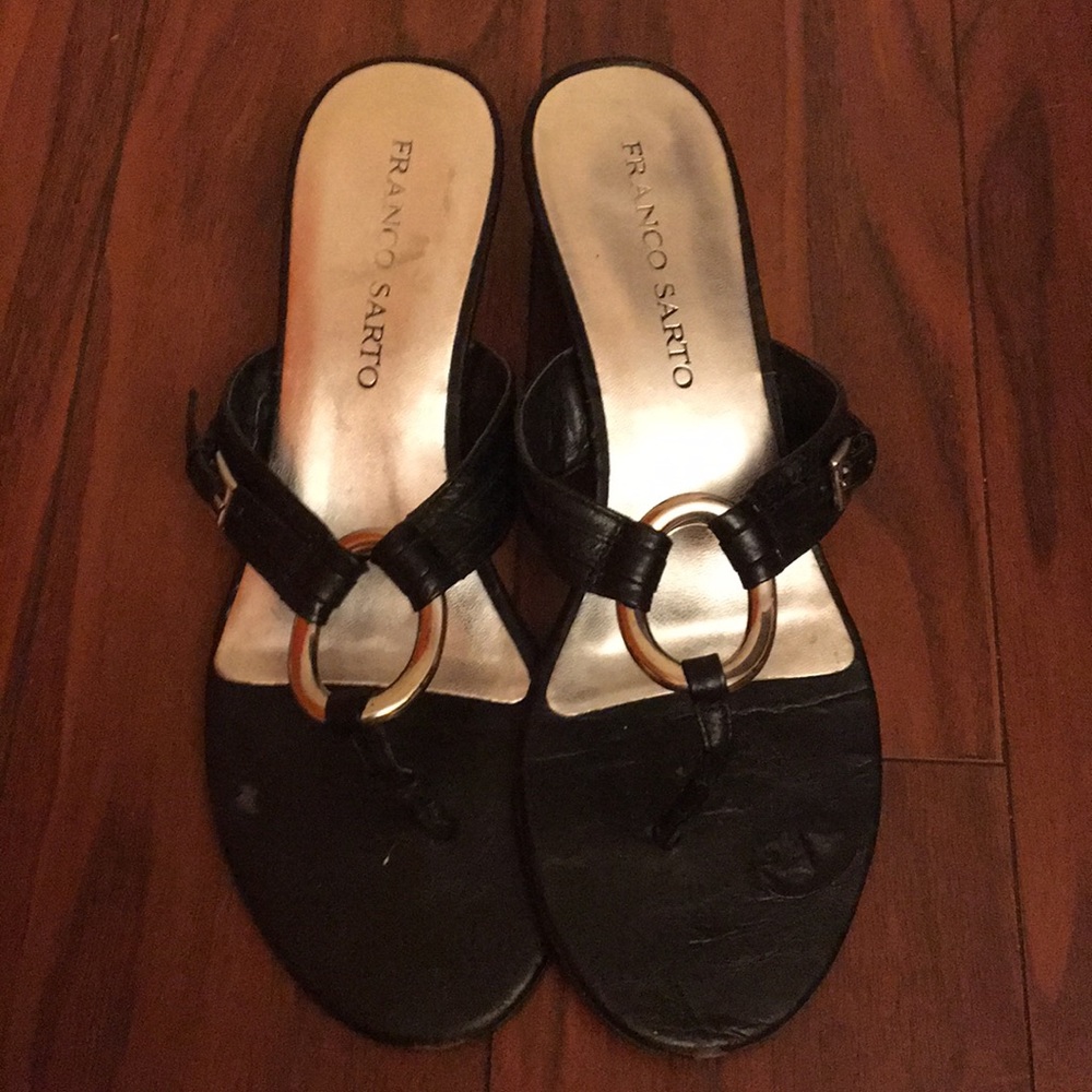 Franco Sarto Leather Sandals